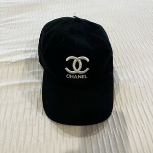 CC Classic Black Cap with White Logo